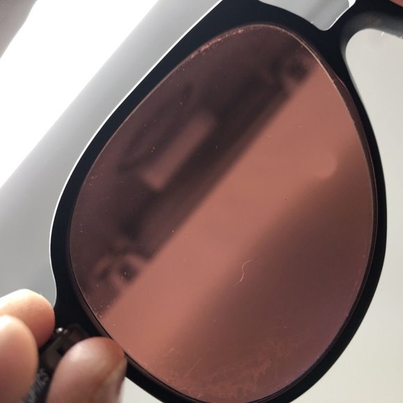 SERENGETI SUNGLASSES 5235j MATTE BLACK ORANGE POLARIZED GLASS DRIVING - Picture 5 of 9